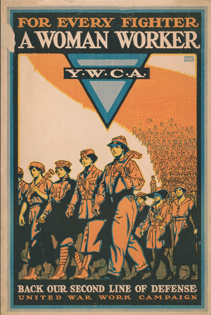 “For Every Fighter A Woman Worker” – Y.W.C.A.