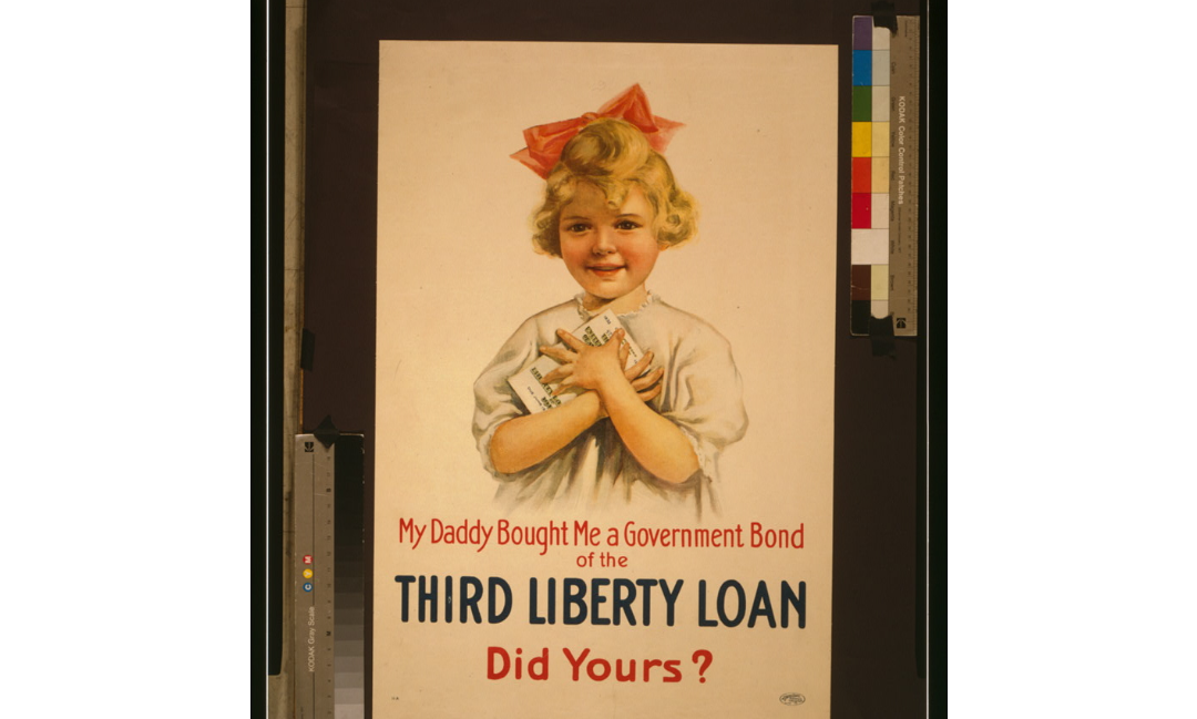 My daddy bought me a government bond of the third liberty loan.