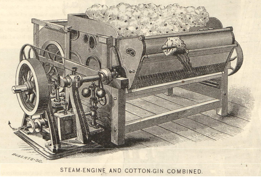 Steam-engine Cotton-gin