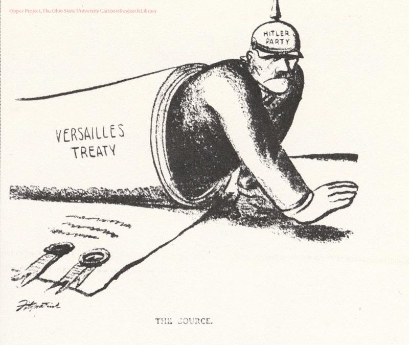 Treaty of Versailles Cartoon