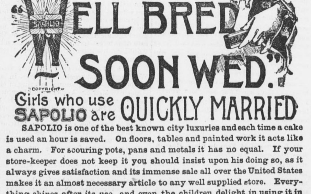 19th Century Soap Advertisement for Women