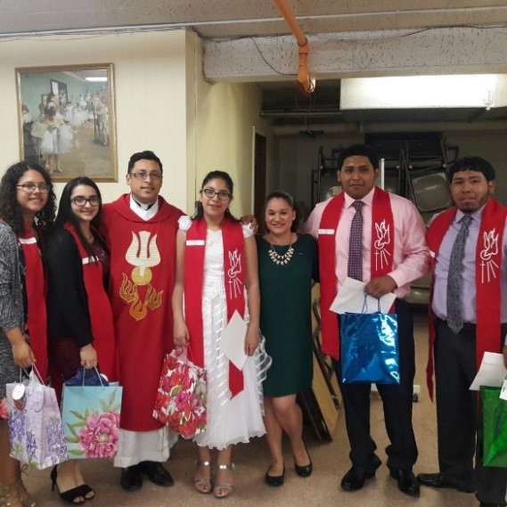 College student Confirmation Class at Saint Patrick’s Pro-Cathedral