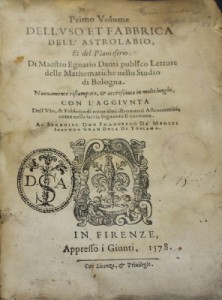 Ignazio Danti title page