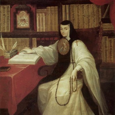 Portrait of Sister Juana Inés de la Cruz.