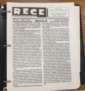 Image of Miami Cuban newspaper Rece