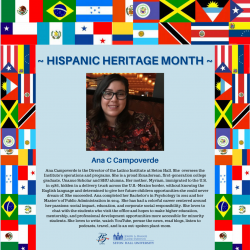 Ana Campoverde is the Director of the Latino Institute at Seton Hall. She oversees the Institute's operations and programs. She is a proud Ecuadorean, first-generation college graduate, Unanue Scholar and SHU alumna. Her mother, Myriam, immigrated to the U.S. in 1986, hidden in a delivery truck across the U.S. -Mexico border, without knowing the English language and determined to give her future children opportunities she could never dream of. She succeeded. Ana completed her Bachelor's in Psychology in 2012 and her Master's of Public Administration in 2014. She has had a colorful career centered around her passions: social impact, education, and corporate social responsibility. She loves to chat with the students who visit the office and hopes to make higher educati6n, mentorship, and professional development opportunities more accessible for minority students. She loves to write, watch YouTube, peruse the news, read blogs. listen to podcasts, travel, and is an out-spoken plant-mom.