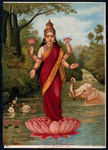 Image of the goddess Lakshmi