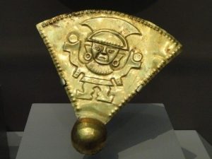 Chimú gold rattle