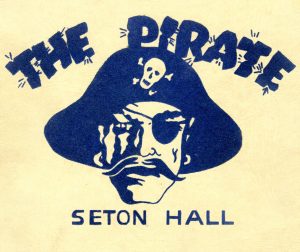 Newark, New Jersey. 8th March, 2013. Seton Hall Pirates mascot in