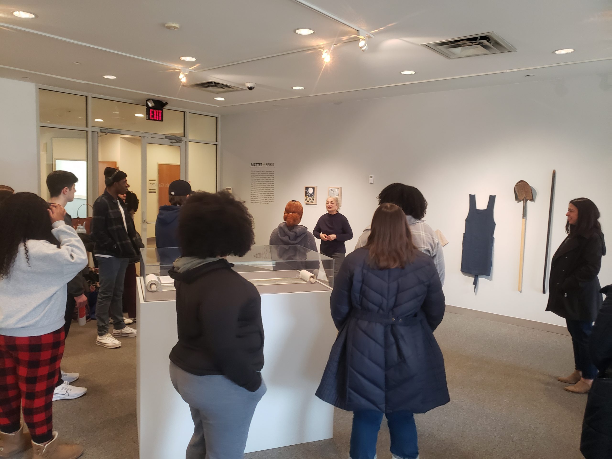 undergraduate students studying graphic design using exhibits as a case study 