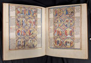 Illuminated illustrations of the Bible Moralisée