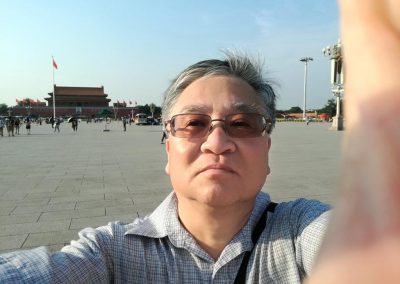 Making a selfie in Tiananmen Square