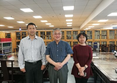 Meeting with Ms. Yi Le (乐怡), Ancient Books Cataloger, and her reference librarian in Guanghua Academic Building
