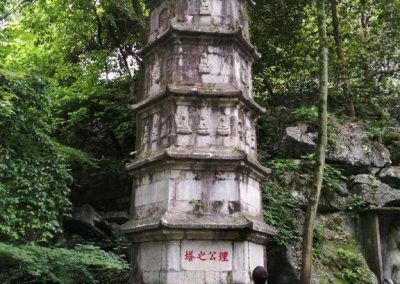 A small pagoda outside Lingying Temple