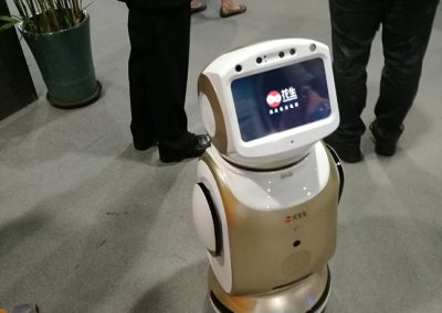 Greeting robot