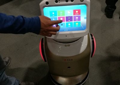 Greeting robot