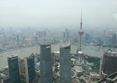 A view from the 88th floor of Jinmaodasha (金茂大厦)