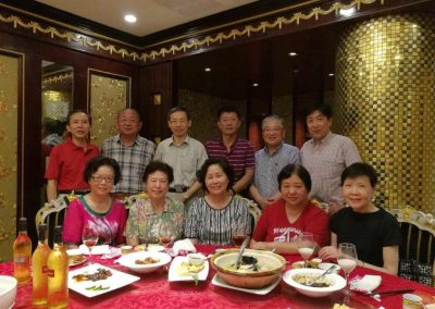 Reunion with college classmates. I hadn't seen many of them for about 40 years