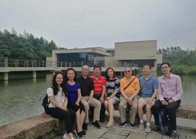 In Wuzhen Water Town with friends who participated in Pudong Library Seminar in June 2017