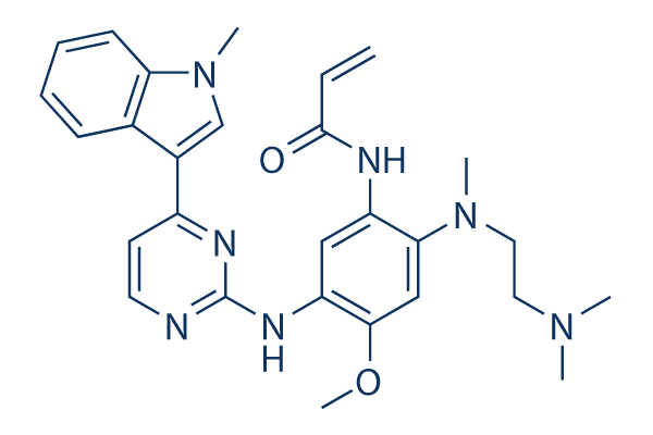 Chemical structure of osimertinib http://www.selleckchem.com/products/azd9291.html