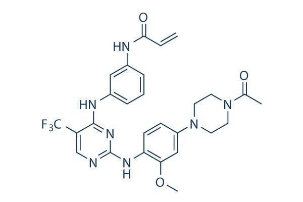 Chemical structure of rociletinib http://www.selleckchem.com/coa/co-1686-COA-S728402.html 
