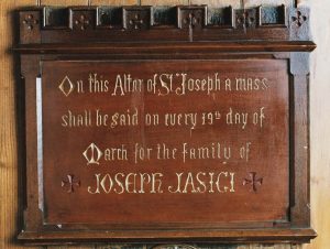 Joseph Jasici Family Memorial Photograph