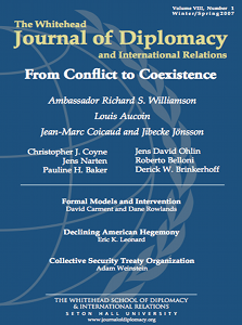 From Conflict to Coexistence Volume VIII, Number 1 c2c