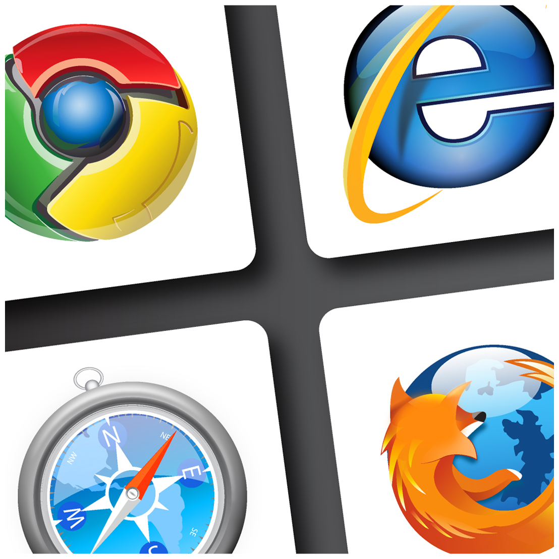 Top Ten Web Browsers Downloads
