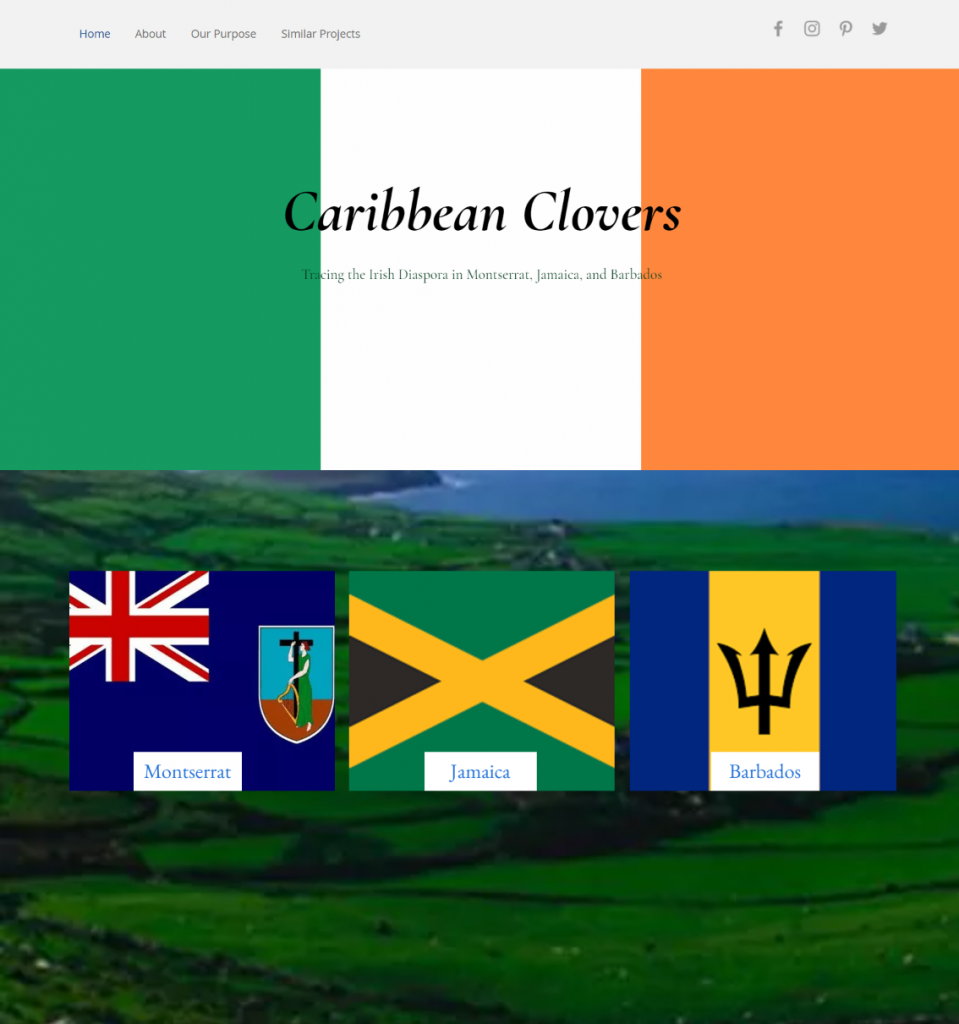 caribbean clovers home page image