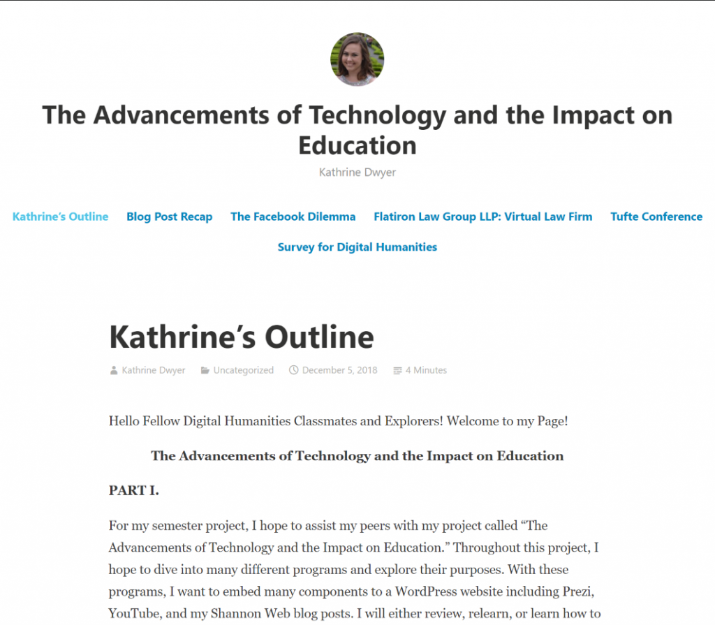 The Advancements of Technology and the Impact on Education