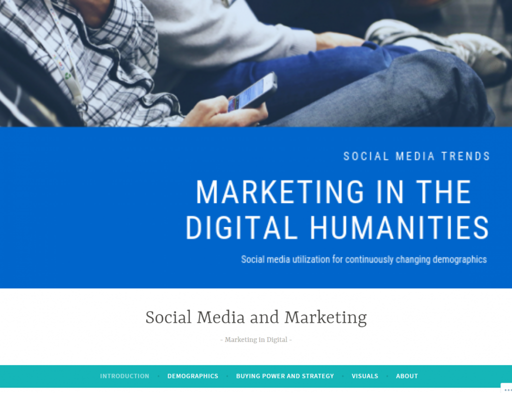 Marketing in the Digital Humanities