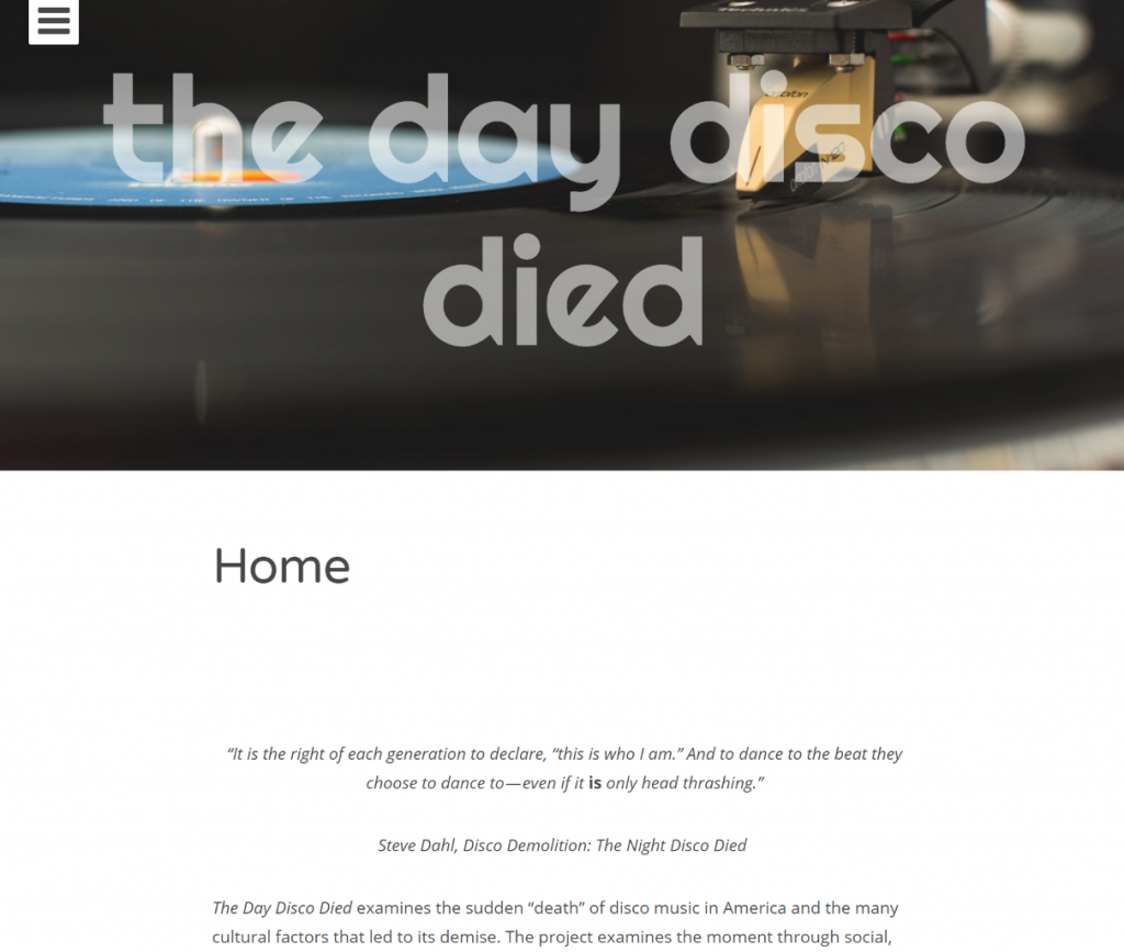 The Day Disco Died