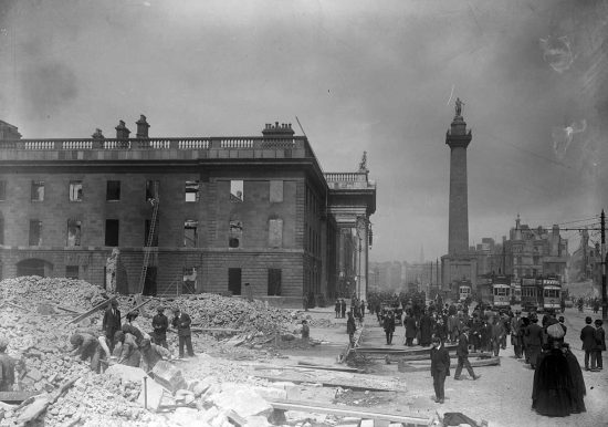 General Post Office after Easter Rising battle.