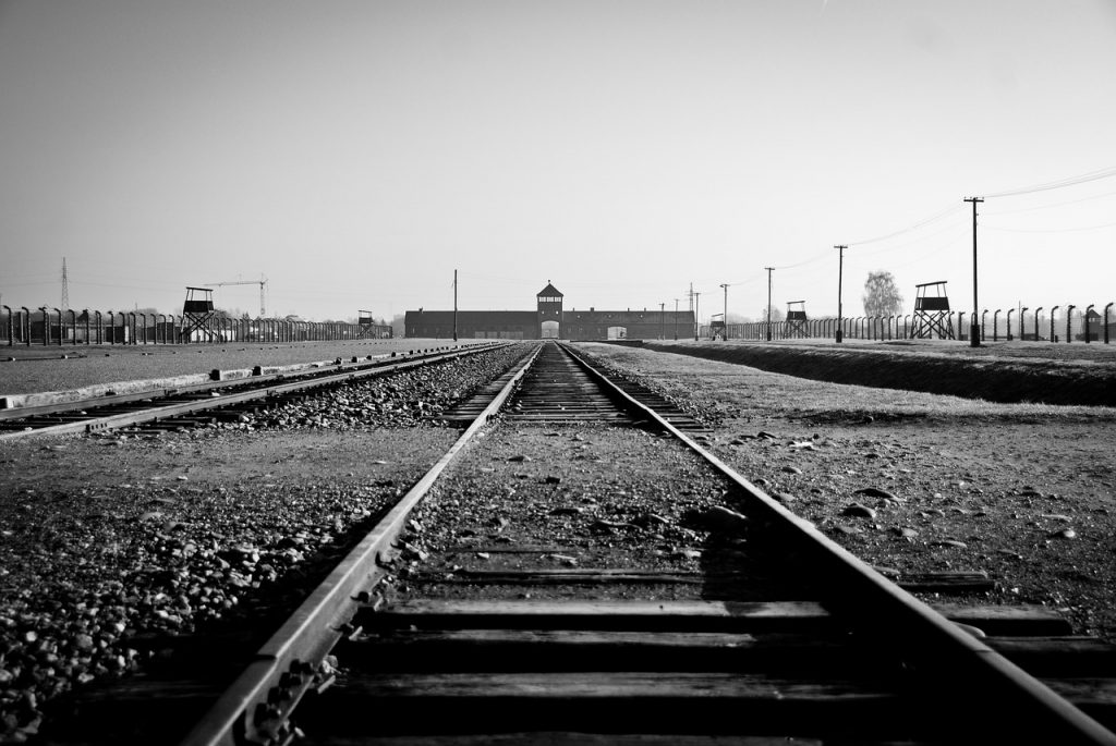Photo of Auschwitz for Holocaust and Genocide Studies page