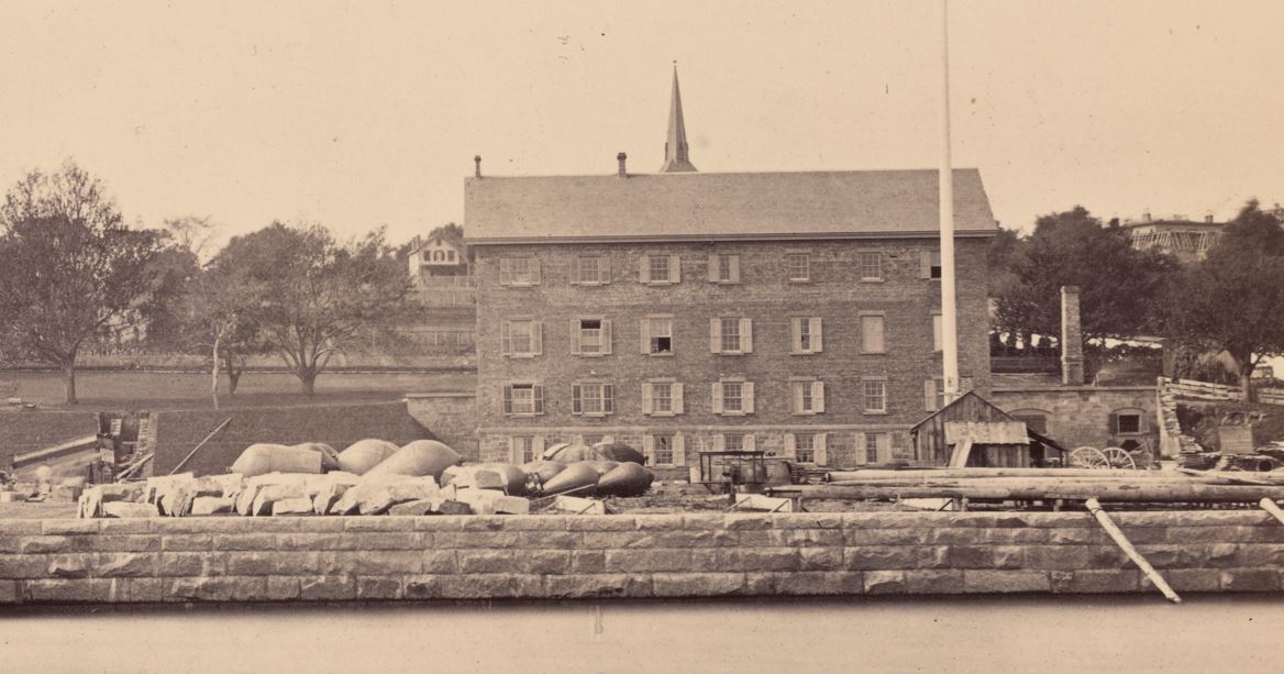 The Barracks as it was in 1868