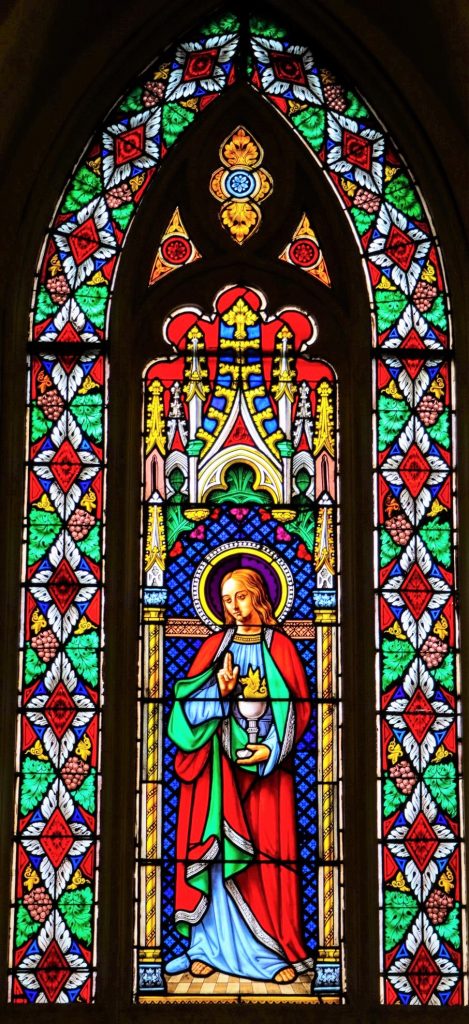 St. John stained glass window