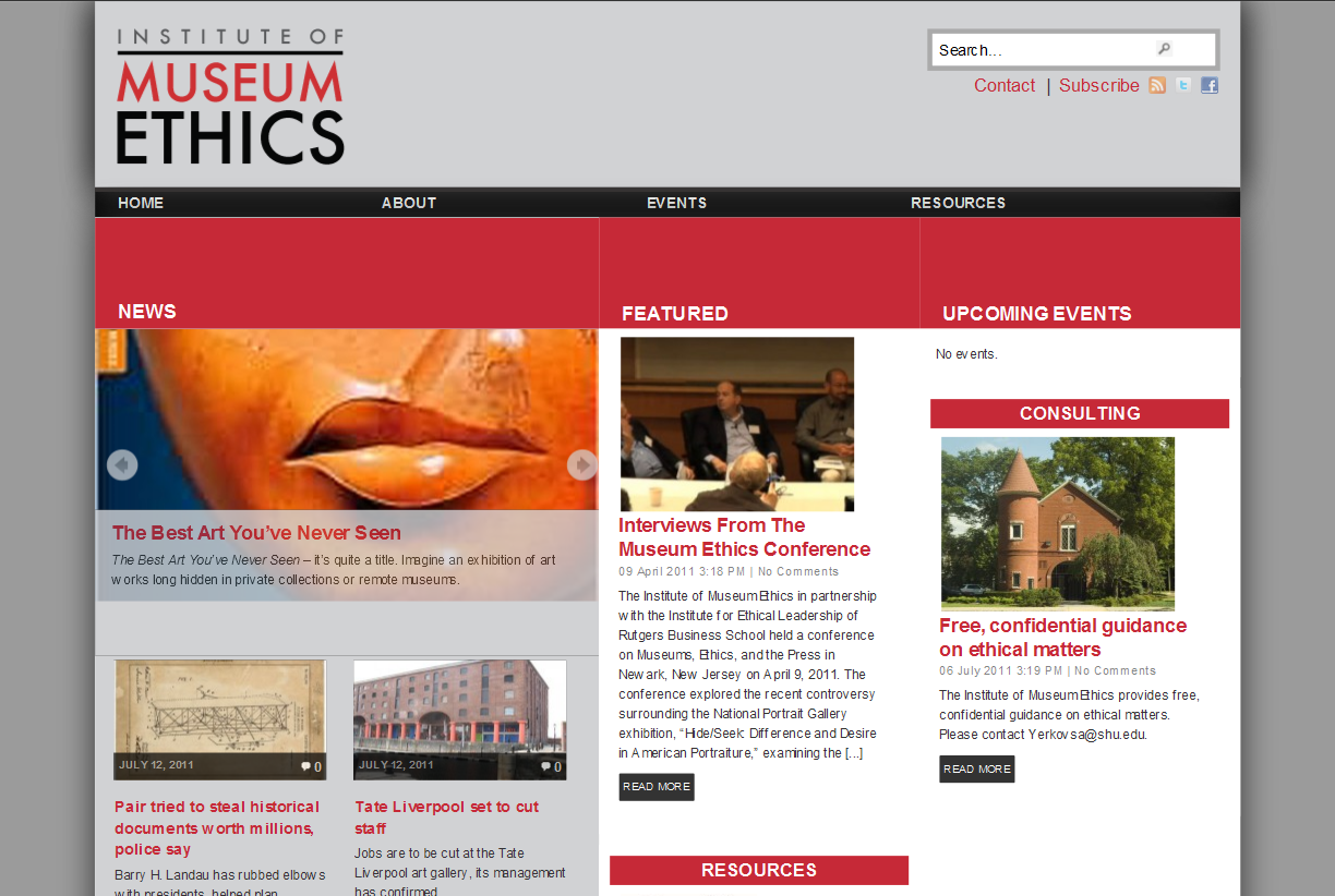 The Institute of Museum Ethics