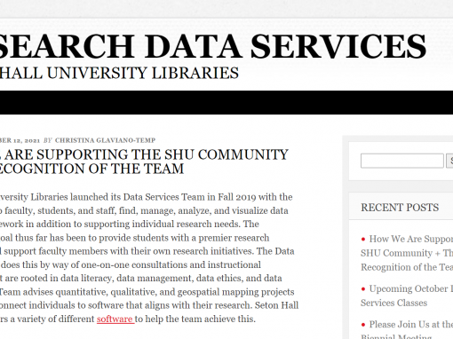 Research Data Services
