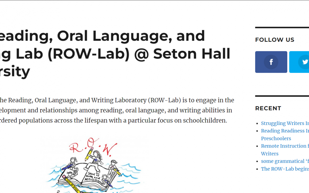 The Reading, Oral Language, and Writing Lab