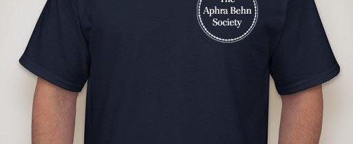 Announcing the First Ever Aphra Behn Society T-shirt!