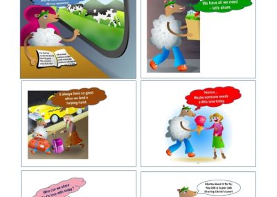 Children’s Book on Matthew 25: “Sheep & Goat Go To The Ice Cream Parlor” 