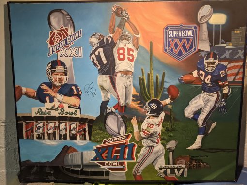 New York Giants Super Bowl MVP’s Painting