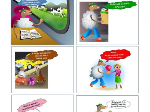 Children’s Book on Matthew 25: “Sheep & Goat Go To The Ice Cream Parlor” 