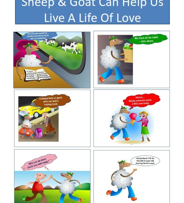 Children’s Book on Matthew 25: “Sheep & Goat Go To The Ice Cream Parlor” 