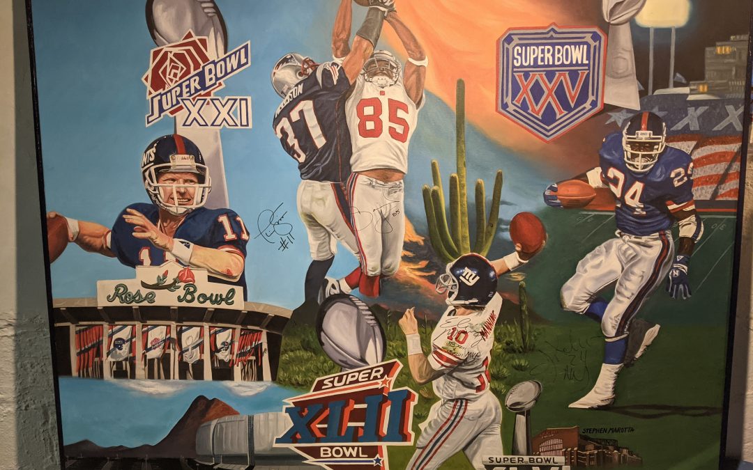 New York Giants Super Bowl MVP’s Painting