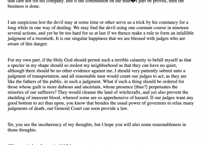 Letter to John Foster