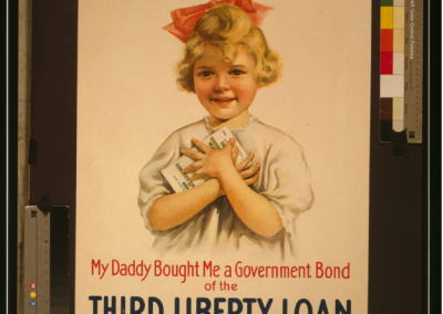 My daddy bought me a government bond of the third liberty loan.