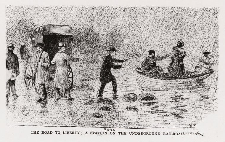 The Road to Liberty; A station on the Underground Railroad
