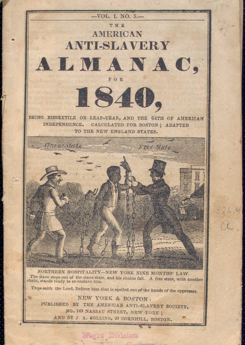 The American Anti-Slavery Almanac For 1840