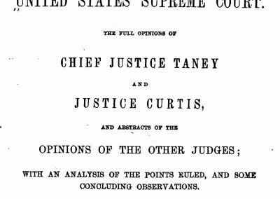 The Dred Scott Case